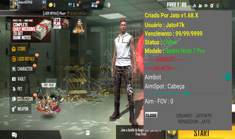 FFH4X injector free fire