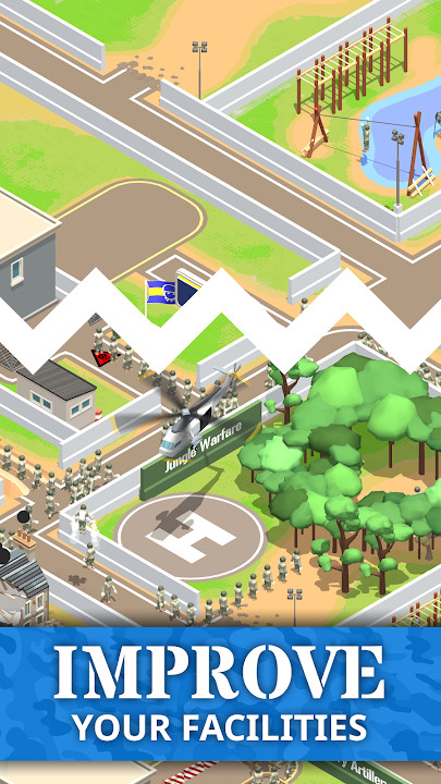Idle Army Base: Tycoon Game