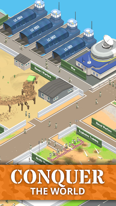 Idle Army Base: Tycoon Game