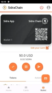 Sidra Chain screenshot