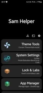 Sam Helper screenshot