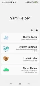 Sam Helper screenshot