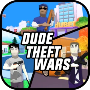 Dude Theft Wars logo